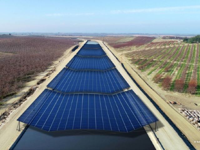 California pilot tests energy storage on solar canal canopies