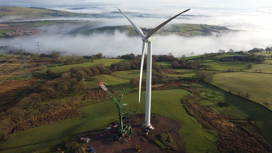 Ripple Energy's Graig Fatha wind turbine in South Wales.